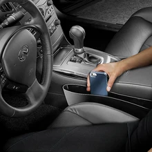1 шт. автомобильное сиденье зазор карман Catcher Органайзер герметичная коробка для хранения Авто Органайзер контейнер аксессуары черный