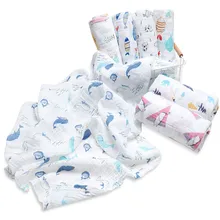 Muslinlife 1 шт., хлопок, детские пеленки, мягкие дышащие одеяла, стиль, Марлевое детское одеяло для новорожденных