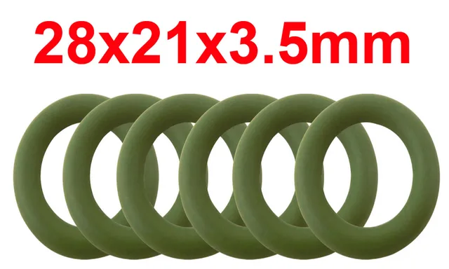 Size : 28x21x3.5mm 20pcs 3.5mm Thickness Green FKM O Ring Seals Gasket 23/24/25/26/27/28/29/30/31/32/33mm OD Fluorine Rubber O-Ring Seals Size : 28x21x3.5mm 20pcs 3.5mm Thickness Green FKM O Ring Seals Gasket 23/24/25/26/27/28/29/30/31/32/33mm OD Fluorine Rubber O-Ring Seals