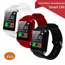 100% Original Gooweel W8 Bluetooth Smart Uhr Sport für iPhone 4/4 S/5/5 S/6/6 + Samsung S4/Note/s6 HTC Android Phone Smartwatch