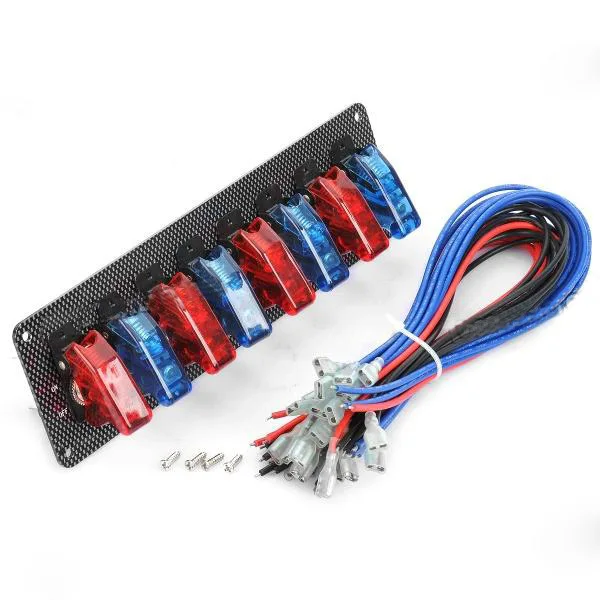 Buy Flip up Start Ignition Switch Panel with 8 LED and