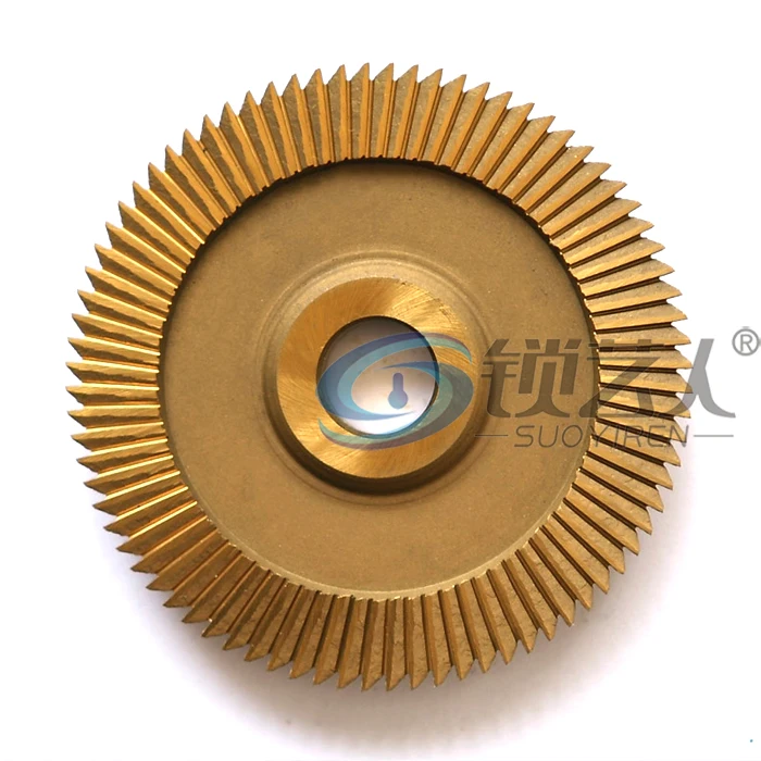 

High speed steel double side angles 0011B titanium milling cutter for WenXing key cutting machine 201C,201D,100E1,100F locksmith