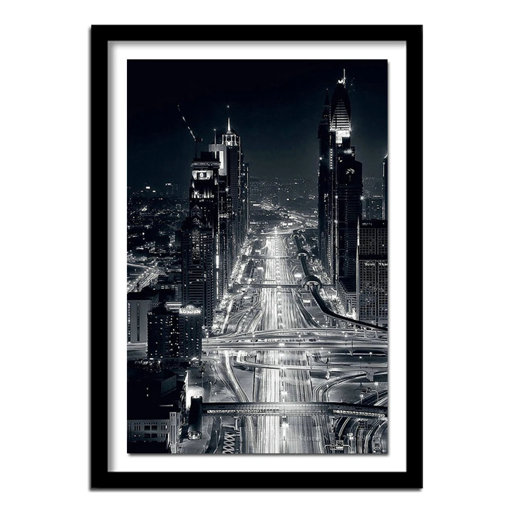 

DIY Diamond scenery night city handmade Diamond Painting Cross Stitch Kits Diamond Embroidery Patterns Rhinestones ST426