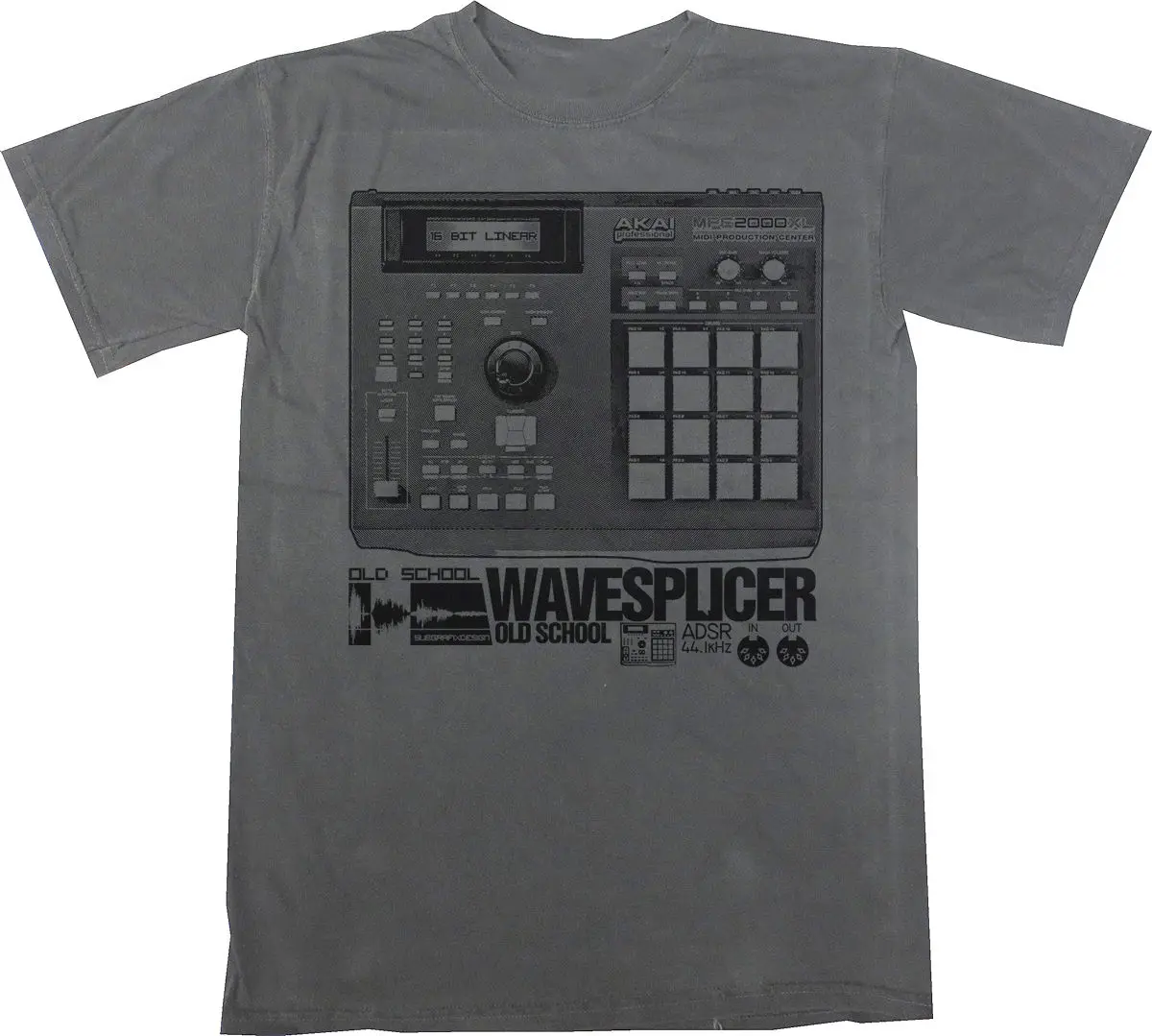 

Akai Mpc 2000xl T Shirt Beat Maker Drum Machine Sampler Sequencer Dj Grey Harajuku Tops Fashion Classic Unique T Shirt Classic
