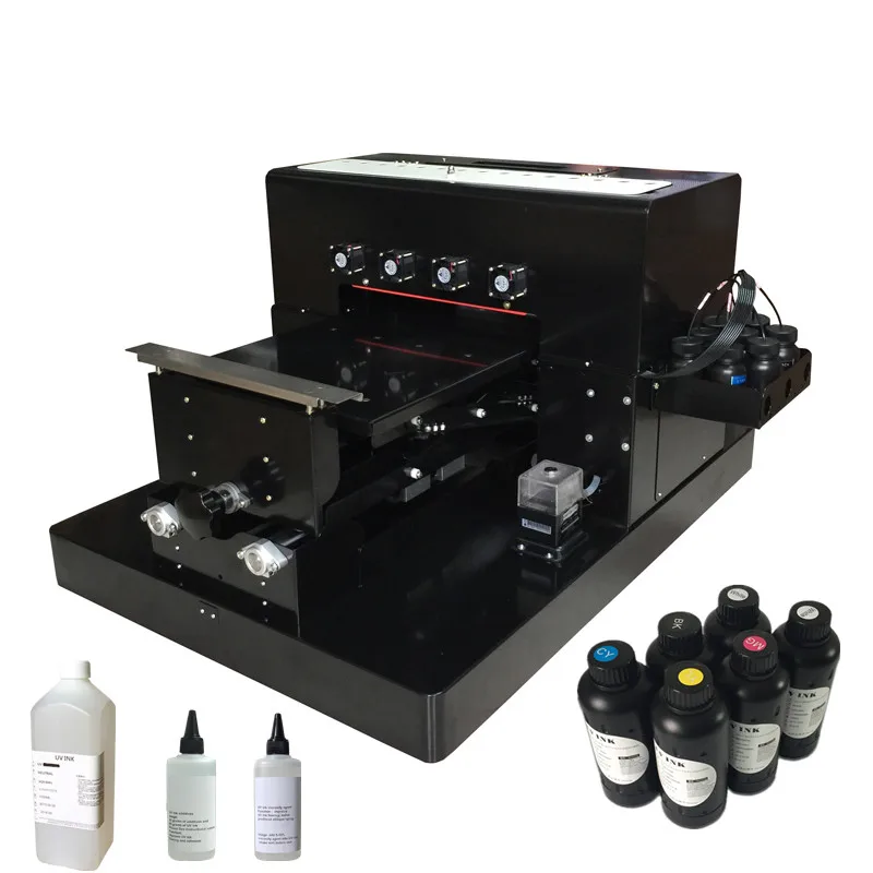 

Colorsun 8 Color A3 Size UV Printer with DX5 printhead A3 UV Flatbed Printer for Phone Case Printer metal printer with UV ink
