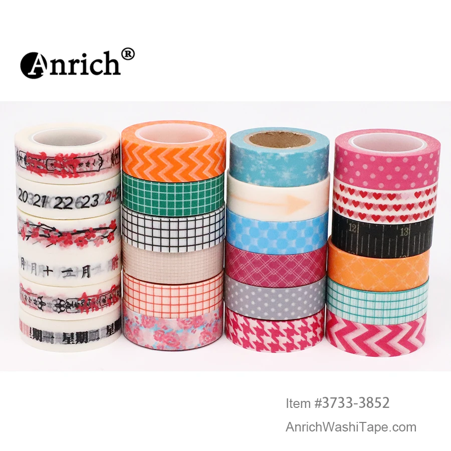 

Free Shipping and Coupon washi tape,Washi tape,basic design,Optional collocation,on sale,#3733-3825