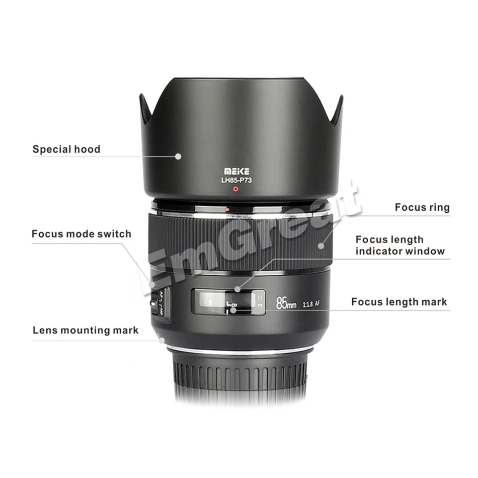 Meike 85mm F/1.8 AutoFocus Aspherical Medium