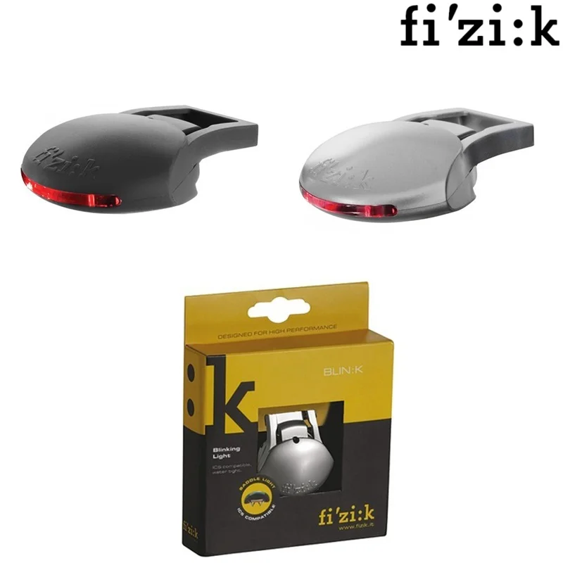 

FIZIK Original BLINK Bicycle Saddle Taillight ICS System Water Tight Cycling Warning Rear Light Fizik Saddle LED Flashing Lamp
