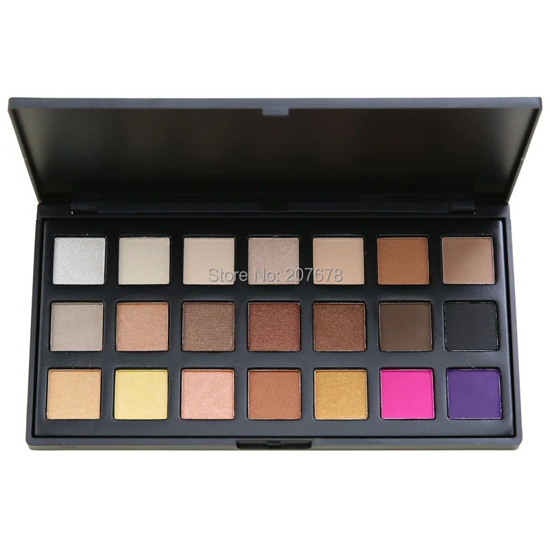 SEPROFE 35 Color Eyeshadow Pallete Gorgeous Silky Powder Professional Nature Make up Palette Smoky Warm Matte Shining Eye Shadow