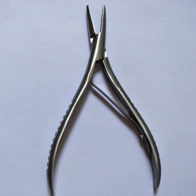 

Stainless Steel Fusion Hair pliers Saw tooth Hair Extension Pliers Install & Remove Micro Links Kits
