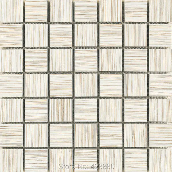 Porcelánico backsplash de cerámica de color beige pared azulejos de la
