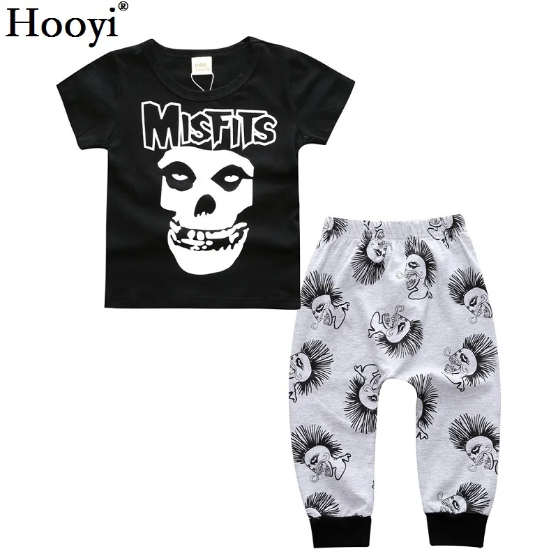 K-Youth Conjuntos para Bebes Recien Nacidos Invierno Disfraz Halloween Bebe Ni/ño Cosplay Estampado de Calavera Ropa de Ninos Trajes Nino Fiesta Sudadera con Capucha y Pantalones