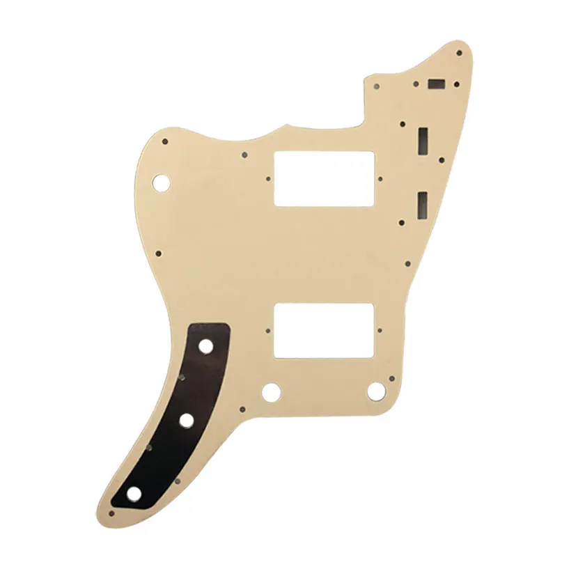 Pleroo Custom Guitar Parts- For USA\Mexico Fd Jazzmaster style Guitar pickguard With PAF Humbucker Scratch Plate Replacement