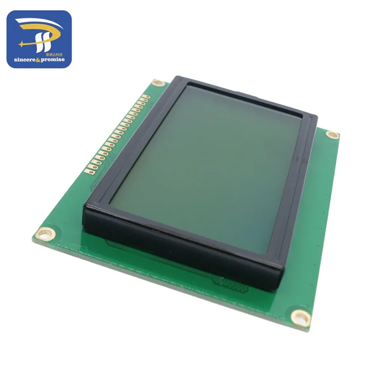 10 шт./лот ЖК-дисплей доска желто-зеленый экран 12864 128X64 5V Синий Экран дисплей ST7920 ЖК-дисплей модуль для arduino