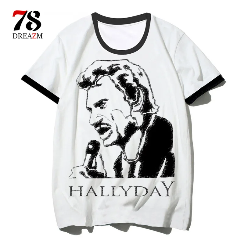 

johnny hallyday tee shirt new 2019 O-Neck tshirt for men Short Sleeve t-shirt fashion top t shirt Plus Size male/women hip hop