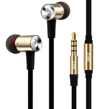 Brand Hot YPZ K6 In-Ear Deep Bass Earphones With Mic Line Control Super Clear Metal Headset Earbuds For 3.5mm Plug Phone MP3/4