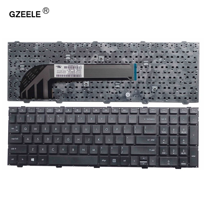 GZEELE новая клавиатура для ноутбука hp probook 4540 4540 S 4545 4545 S серии без рамки черная замена клавиатуры США