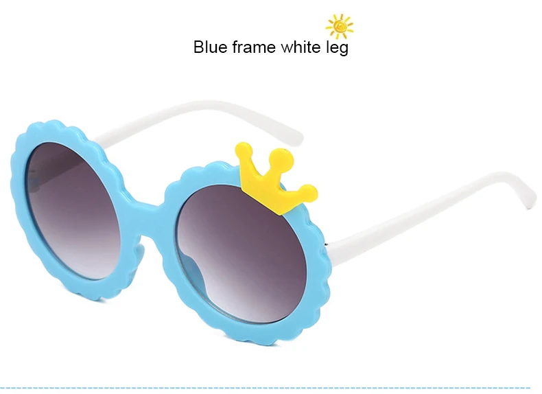 MINIMUM Crown Children Sunglasses Boy Girl Child Sunglasses Light and comfortable Kids Eyewear Anti-UV Fashion Baby Sun glasses1 (9)