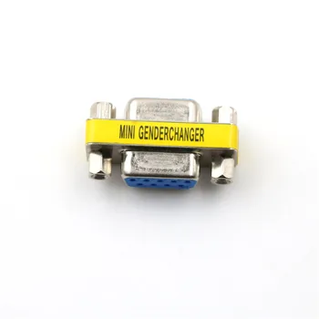 

1PCS Changer Coupler Adapter 9 Pin RS-232 DB9 Female to Female Serial Cable Gender Wholesale