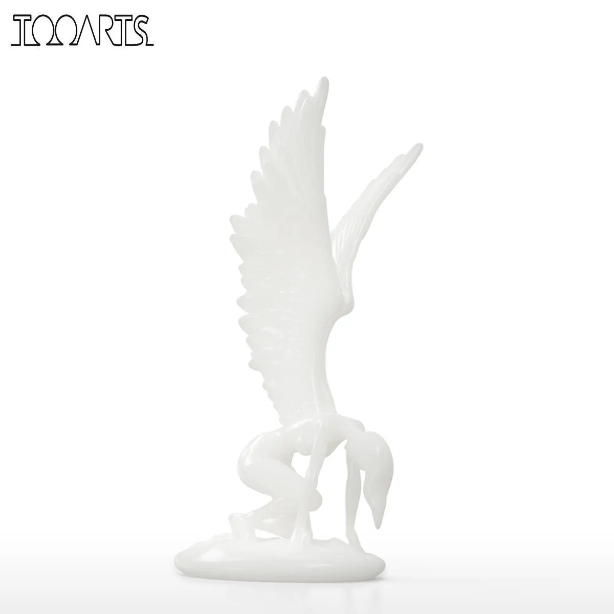 

TOOARTS Angel with Wings For Home Decor 3D Printed Sculpture West Myth Art Decor Abstract Angel Statue Art Sculpture Figurine