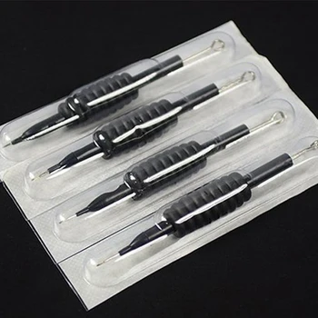 

Disposable Black Sterilzed Tattoo Needle Tube Grip Tip RL RS RM Silicone Handle Tattoo Needles For Tattoo Gun Machine Supplies
