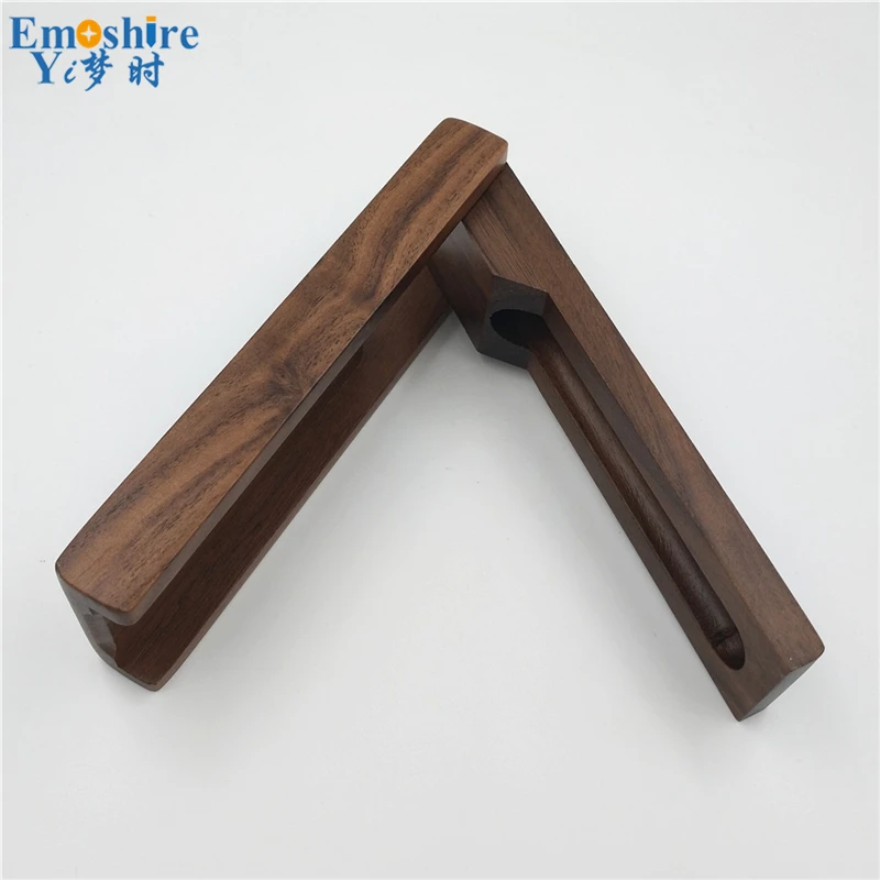 Emoshire Walnut natural color pencil case custom wood pen box stationery gift pencil box wholesale authentic (4)