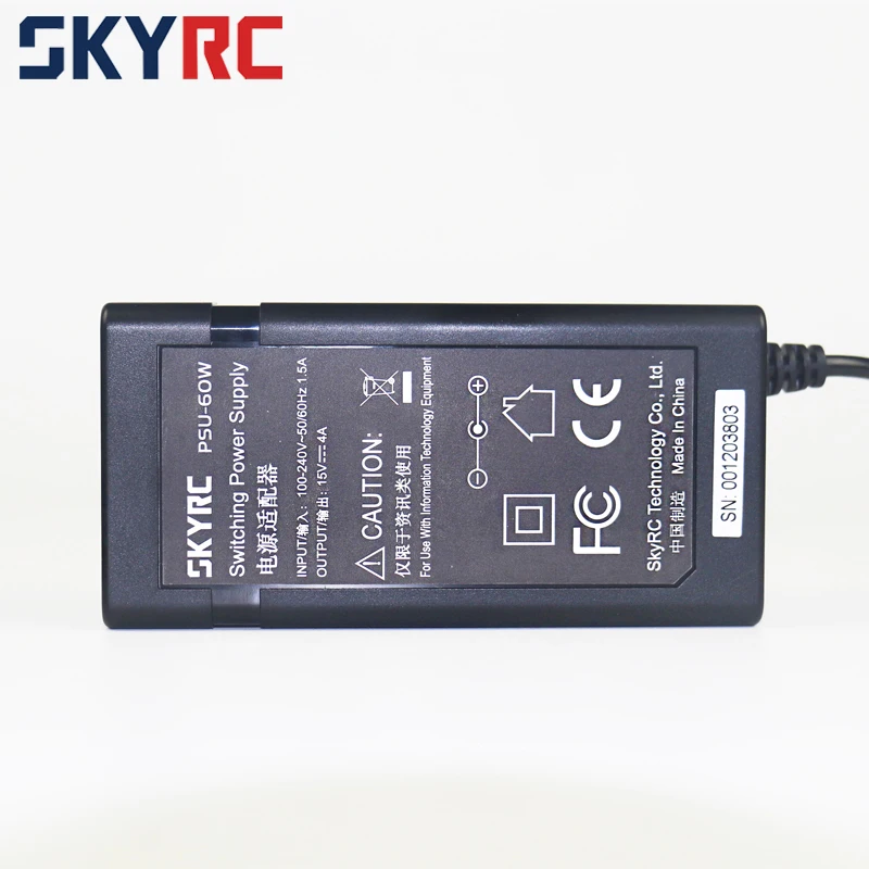 

SKYRC Adapter 15V 4A 60W Power Supply or SKYRC IMAX B6/ B6 mini Balance Charger