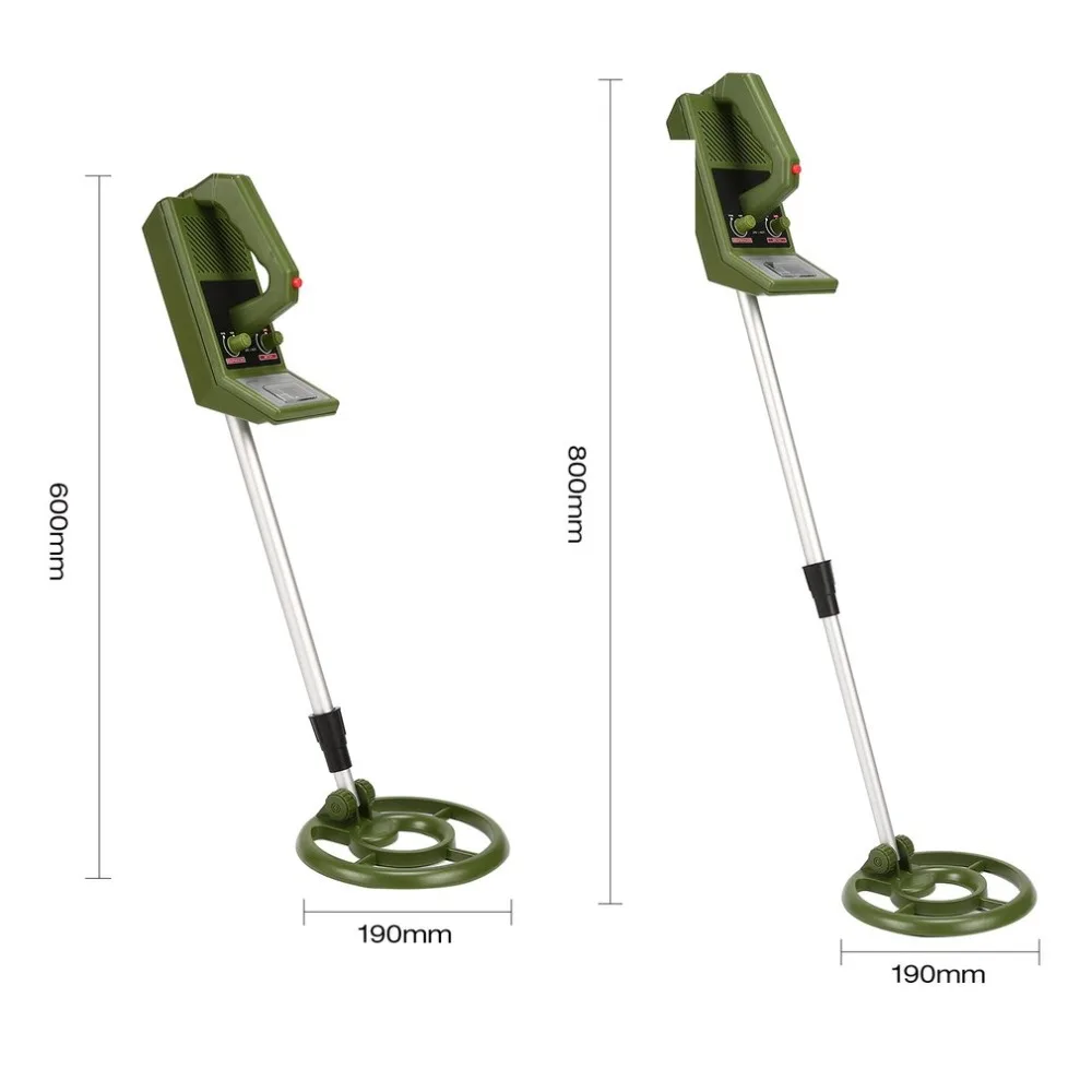 Professional Portable Mini Underground Metal Detector Handheld Treasure Hunter Gold Digger Finder Length Adjustable