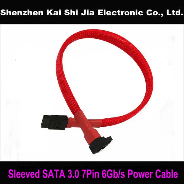 Кабель для передачи данных SATA 3 0 III SATA3 7 контактов 6 дюймов под прямым