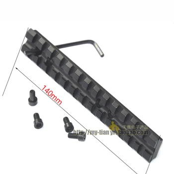 

1PC 20mm/21mm Dovetail to Weaver Rail Mount Base Adapter 140mm scope bases Converter