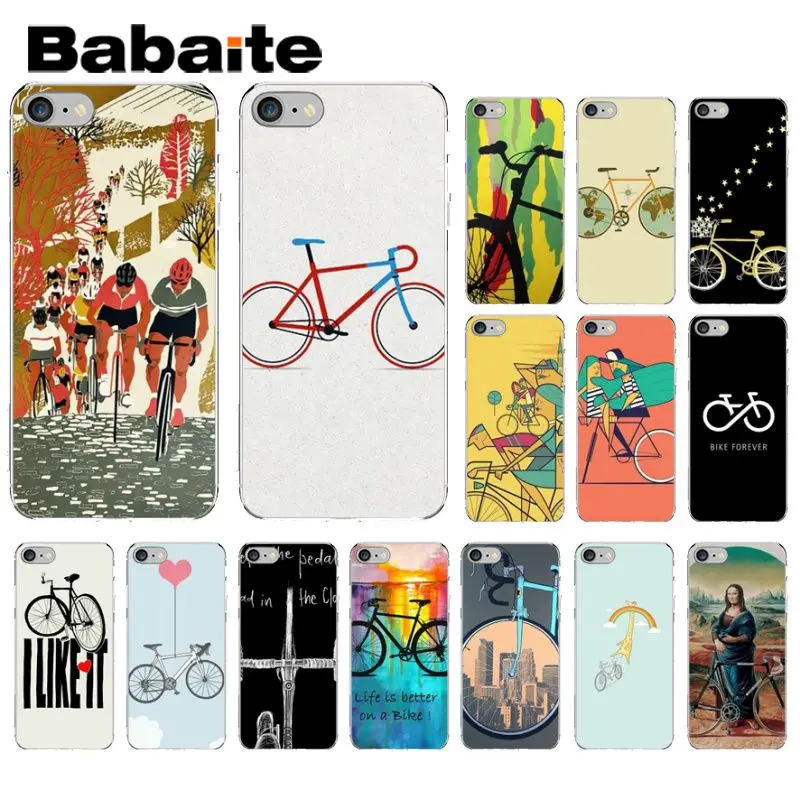 Мягкий чехол для телефона Babaite BIKE CYCLING на заказ iPhone 6S 6plus 7 7plus 8 8Plus X Xs MAX 5 5S XR |