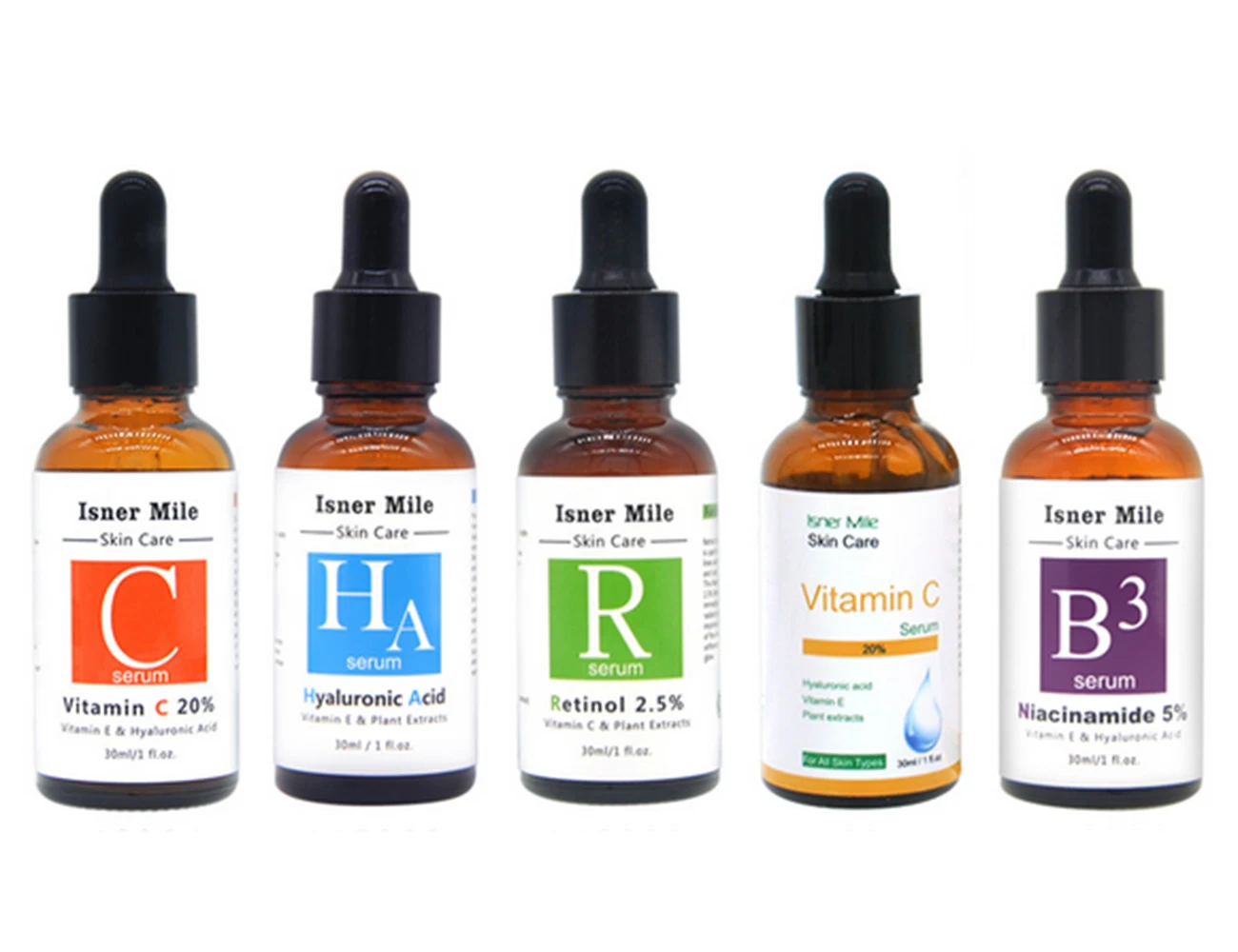 

Elitzia ETMS0015 Skin Beauty Face Serum Vitamin C Niacinamide Hyaluronic Acid Retinol Serum 5 Types Option