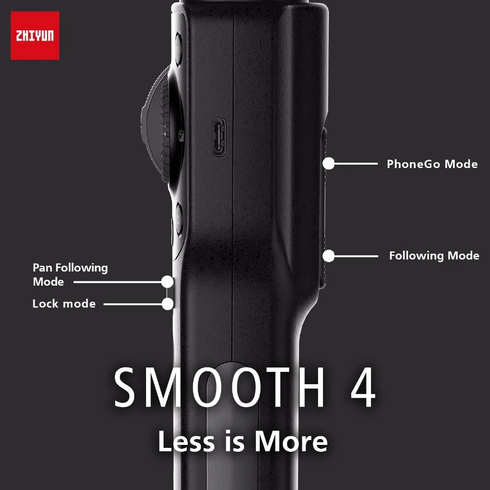  Zhiyun Smooth4 smooth 4 3-Axis Handheld Gimbal Stabilizer for Smartphone action camera iPhone X 8 G