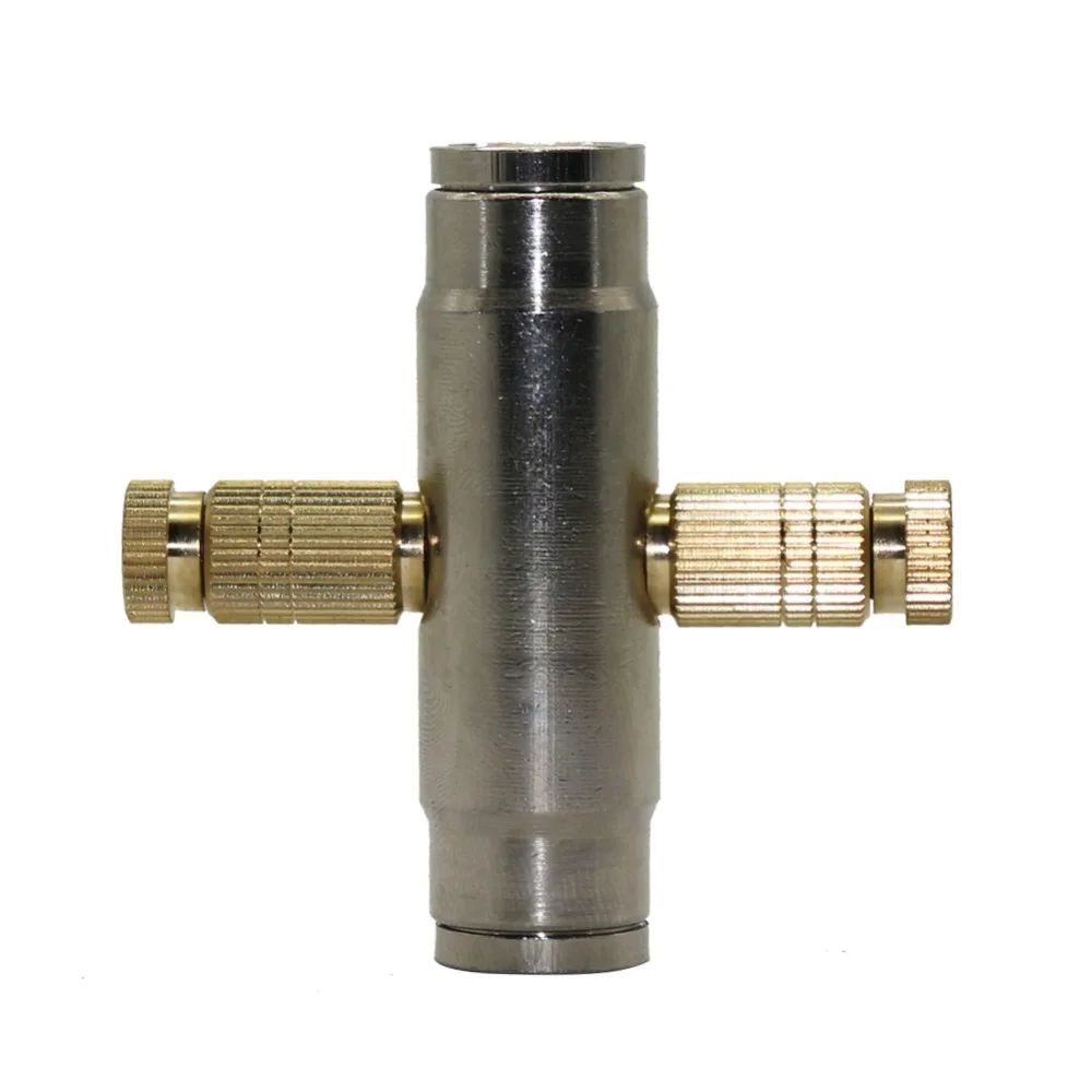 3/8" Quick Connecting coupling for mist cooling system 3/16" Thread Misting Nozzles TConnector(20pcs