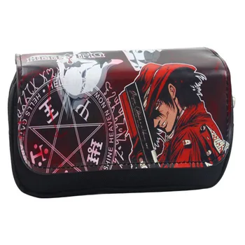 

Anime Hellsing Wallet Zipper Leather Coin Purse Bag Long Wallet Purse