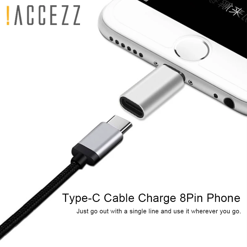 ACCEZZ 5 шт. USB OTG адаптер для iphone X 7 8 Plus XS MAX XR Синхронизация данных зарядное устройство тип-c для освещения 8-контактный конвертер для Apple 6S 5S