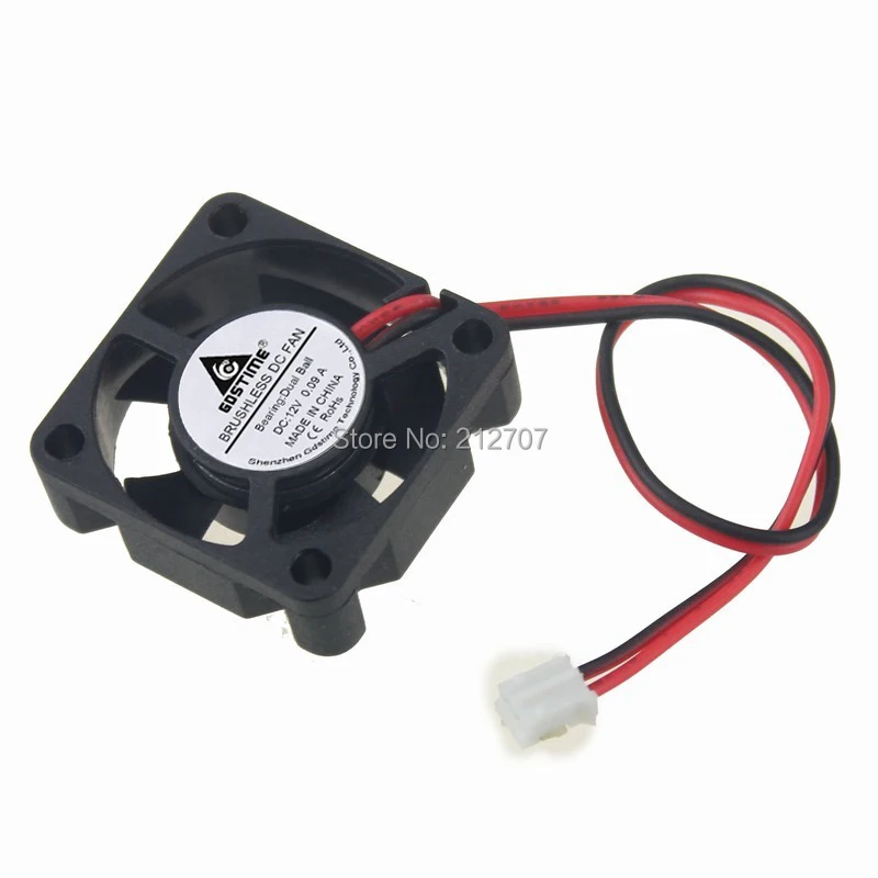 5 шт. Gdstime Mini DC 12 В 3 см 3010 30 мм 30x30x10 2-контактный шарикоподшипник Бесщеточный