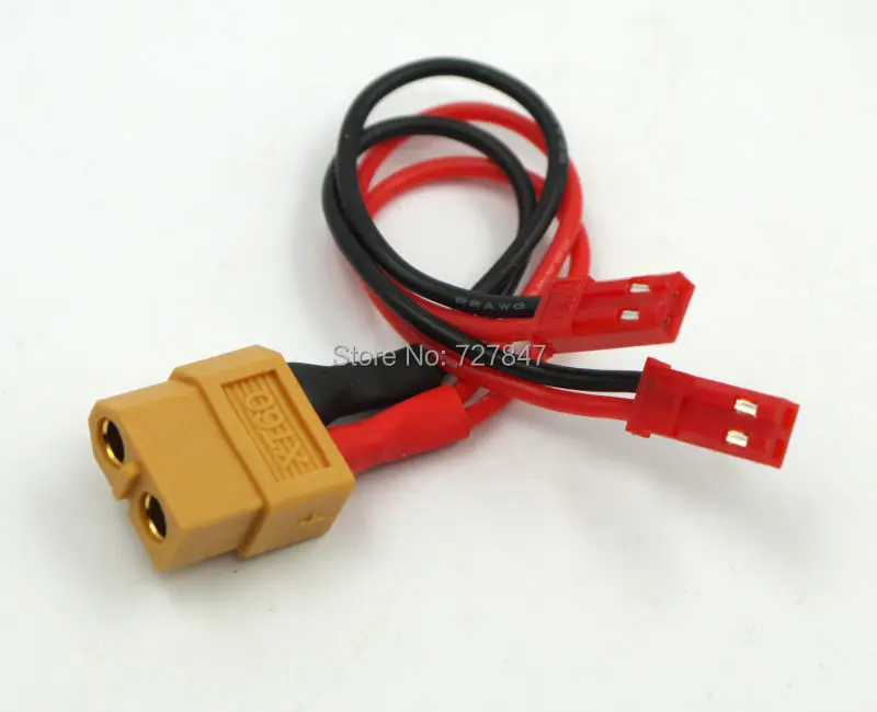 

XT60 Female Deans Male JST Female in-line power adapter Lipo connector T-plug