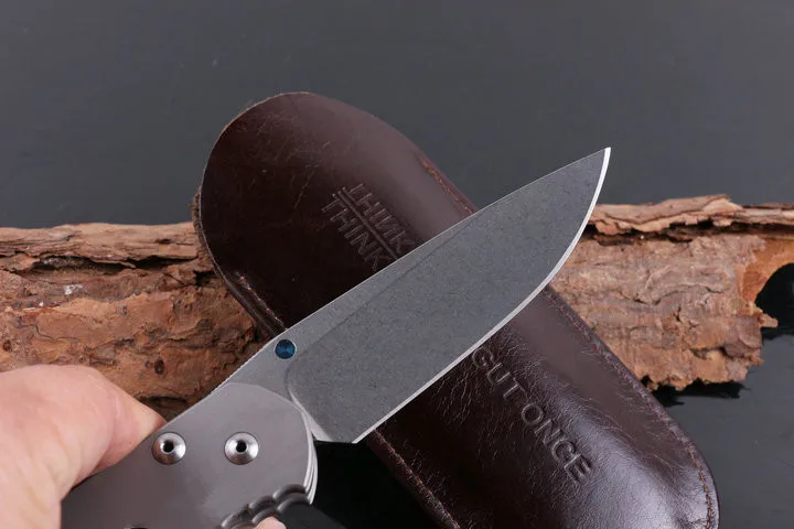 Крис Рив Стандартный Большой Sebenza 24 складной нож D2 лезвие TC4 ручка Отдых на природе Охота Кухня Фрукты на открытом воздухе Выжить Нож