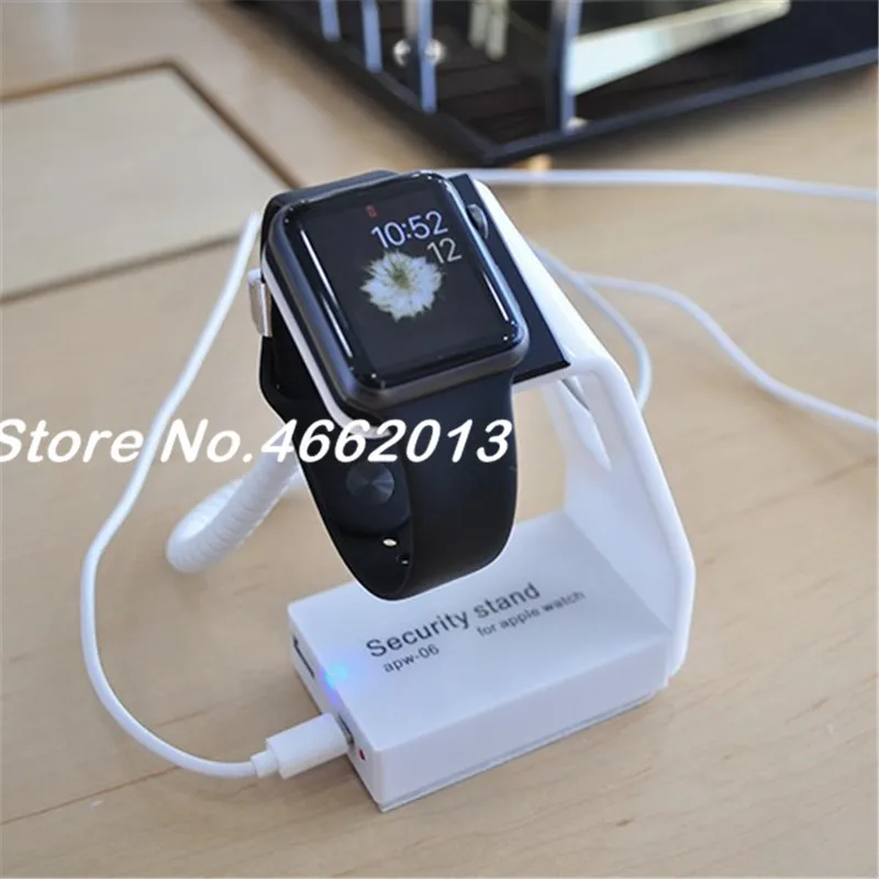 10 шт./лот Apple watch дисплей безопасности стенд держатель сигнализация для смарт