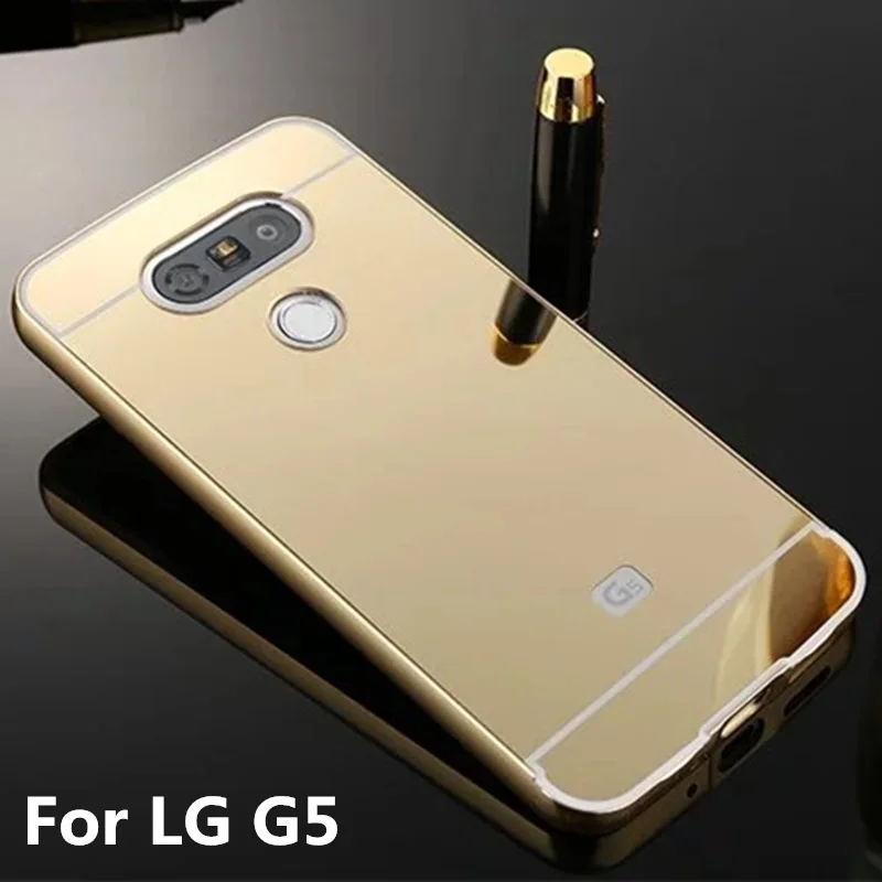 LG5 for LG G5 Bumper Case Metal Aluminum Frame Mirror