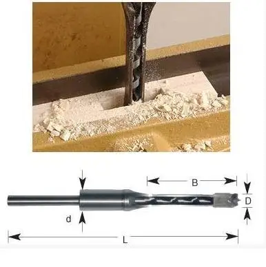 Полое квадратное Отверстие пила долбежное долото шнека сверло деревообрабатывающий инструмент скорость строительства