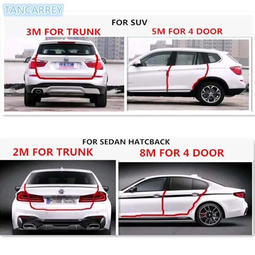 Estilo do Carro Borda da Porta Risco para vw xv a Priori Tira Passat Mazda Shkoda Rápida Subaru Bmw E46 Volkswagen Polo Megane 3 5 11 rápida subaru xv a priori bmw e46 volkswagen polo megane 3