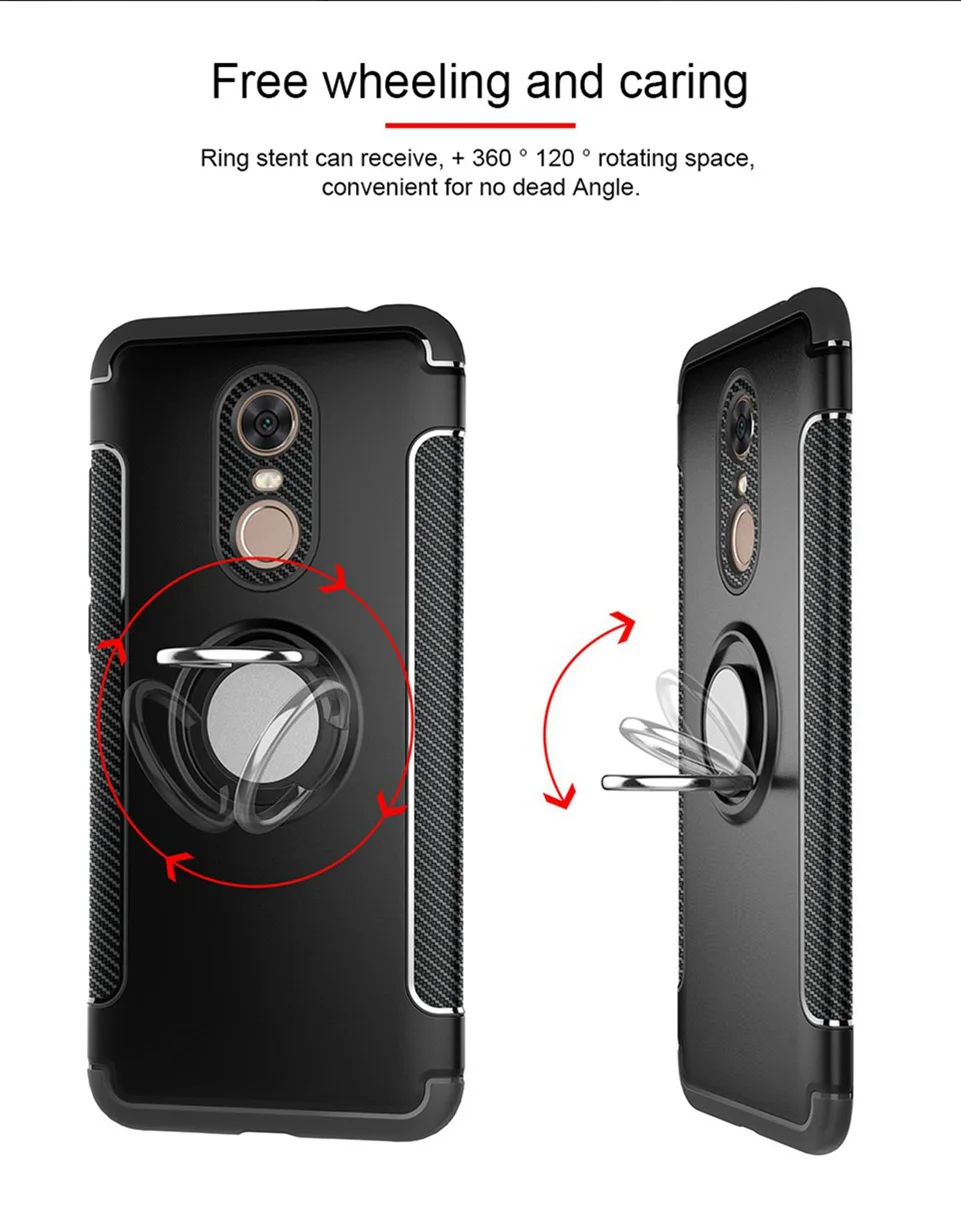 for Xiomi Cases Xiaomi Redmi 5 Plus Case Ring Coque Cover for Xiaomi Redmi Note 4x 4a 3s 3 4 pro 5a prime Mi 6 A1 Mix 2 2s Case (6)