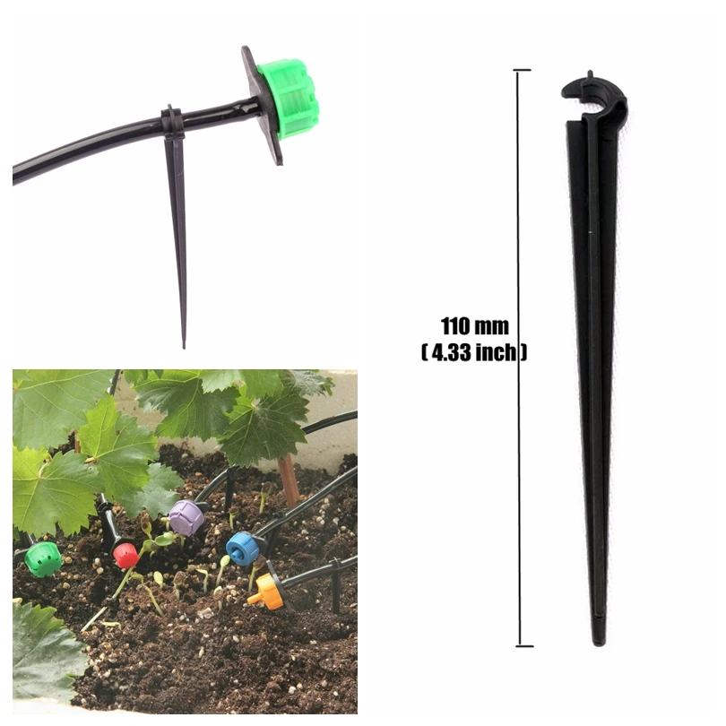 500pcs 4/7mm Garden Hose Holder C Type Support Plastic Soft Pipe