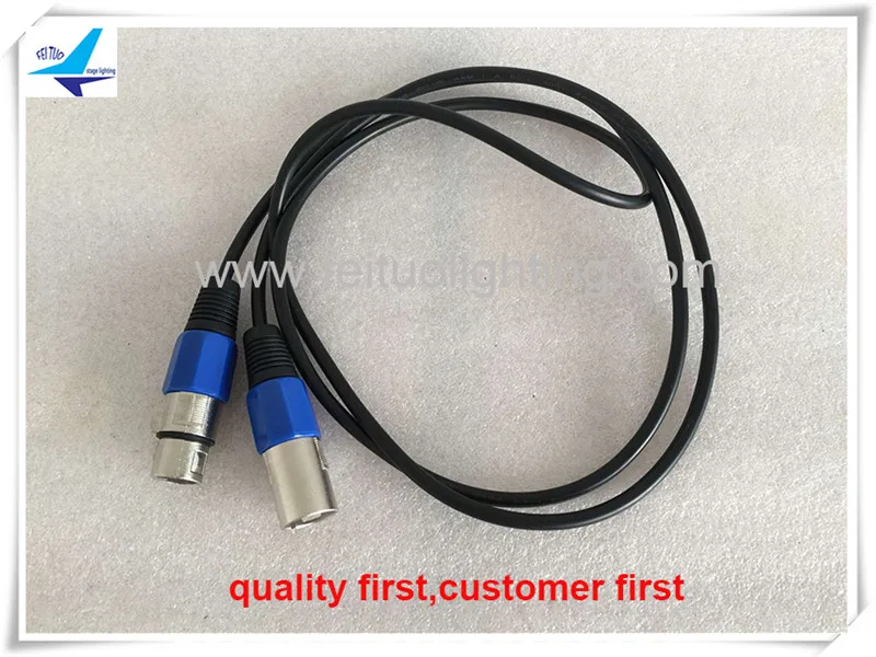 (5pcs) indoor stage lighting dmx cable/3m signal wire dmx cablein