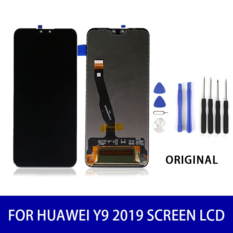 Оригинал для huawei Y9 2019 экран ЖК дисплей сенсорный панель Замена инструмент части