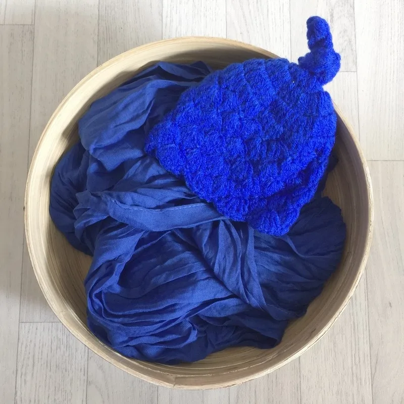 bleu-royal-set-wrap-coton-bonnet-seance-photo-nouveaux-nes-ref10