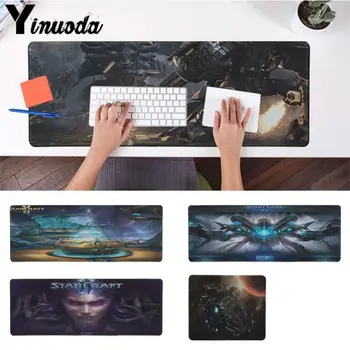 

Yinuoda In Stocked Starcraft 2 Silicone large/small Pad to Mouse Game Big Gaming Mouse Pad Lockedge Mouse Mat Keyboard Pad
