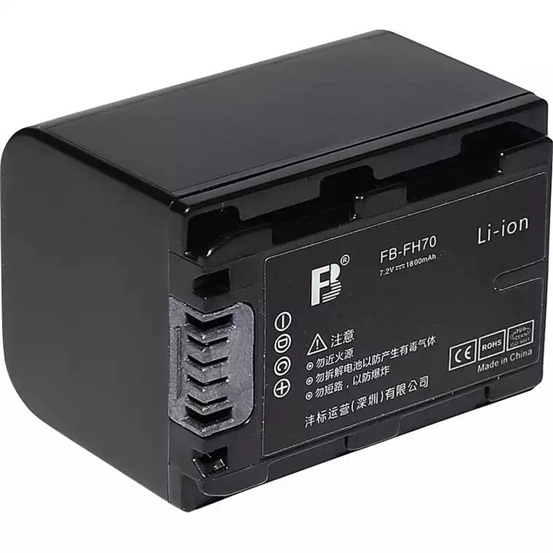 

NP-FH70 lithium battery NP-FH60 FH30 FH40 FH50 Camcorder Battery For Sony AC-VQH10 HDR-CX500V DCR-SX41 HC21 DVD103 HDR-SR12